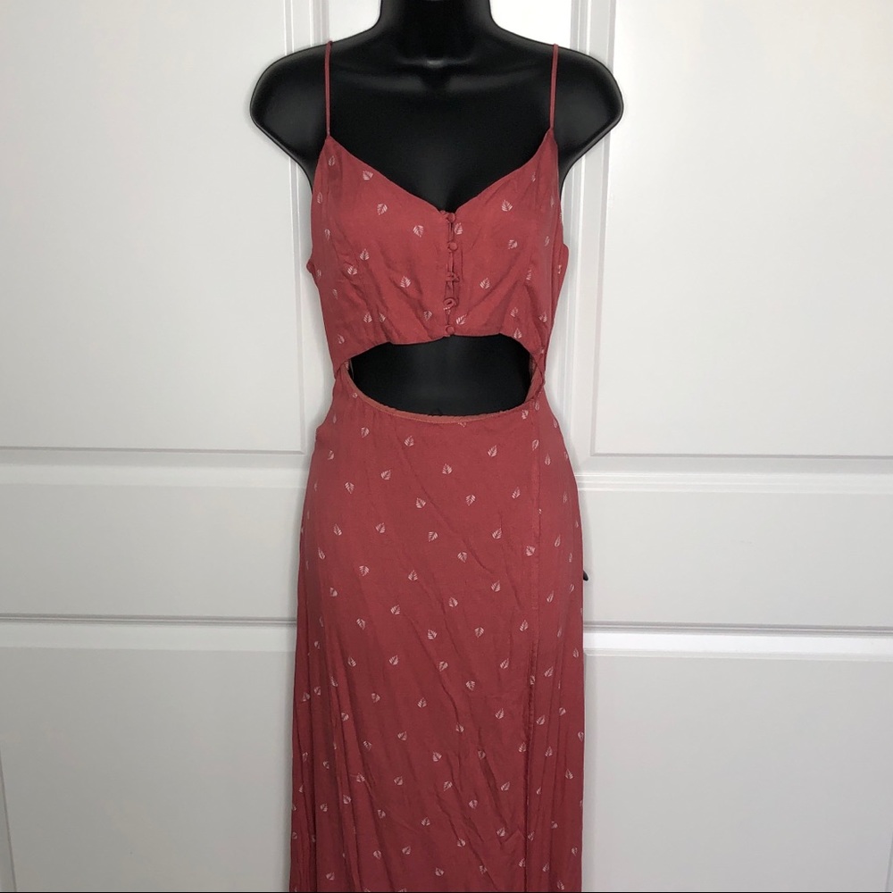 Lush Coral Maxi Dress